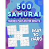 Samurai Sudoku Puzzle Book for Adults: 500 Sudoku Puzzles - Difficulty is Easy to Hard - Paperback