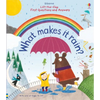 First Questions and Answers: What Makes It Rain? - Board Book