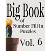 Big Book of Number Fill In Puzzles Vol. 6 - Paperback