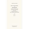 First Philosophy, or Ontology: Treated According to the Scientific Method, Containing the Principles of All Human Cognition - Paperback