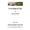 Everything Is Fake: by Anonymous - Paperback