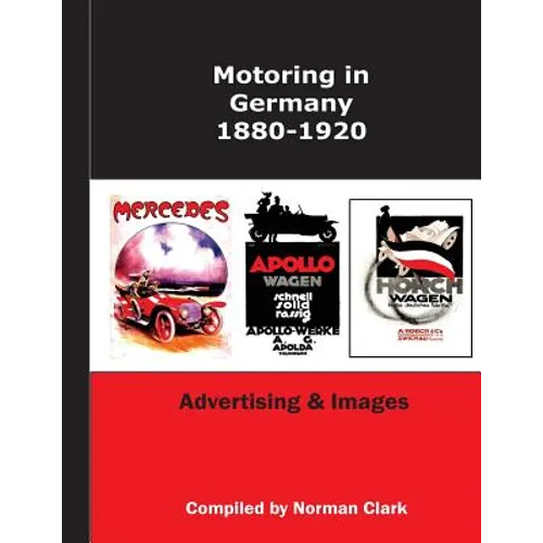 Motoring in Germany 1880-1920 - Paperback