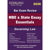 MBE and State Essay Essentials: Governing Law for Bar Exam Prep - Paperback