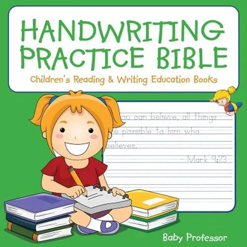 Handwriting Practice Bible: Children's Reading & Writing Education Books - Paperback