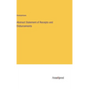 Abstract Statement of Receipts and Disbursements - Hardcover