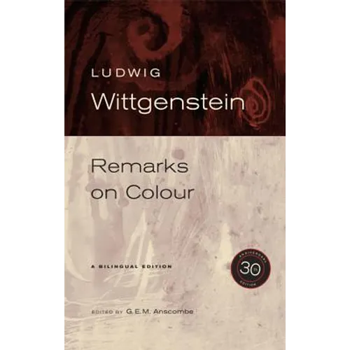 Remarks on Colour, 30th Anniversary Edition - Paperback