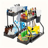 2-Piece Under Sink Organizer with Sliding Shelves – Multi-Purpose Storage Rack