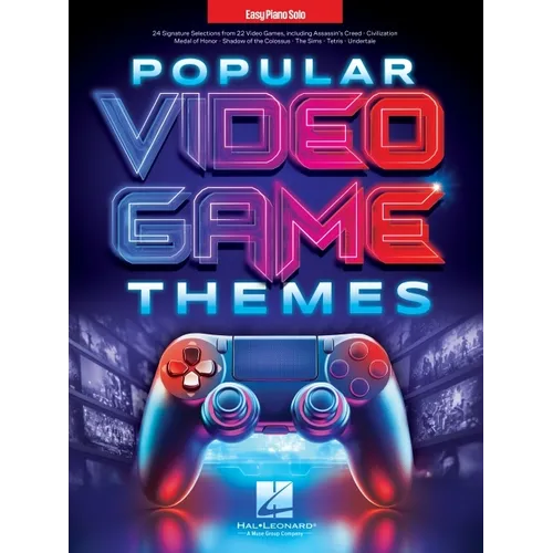 Popular Video Game Themes for Easy Piano Solo - Paperback