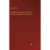 An Epitome and Analysis of Savigny's Treatise on Obligations in Roman Law - Hardcover