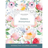 Adult Coloring Journal: Debtors Anonymous (Turtle Illustrations, La Fleur) - Paperback