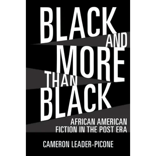 Black and More Than Black: African American Fiction in the Post Era - Hardcover