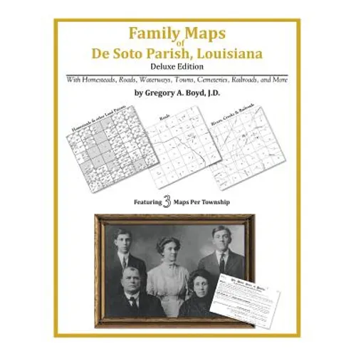 Family Maps of De Soto Parish, Louisiana - Paperback