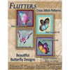 Flutters Cross Stitch Patterns: Beautiful Butterfly Designs - Paperback