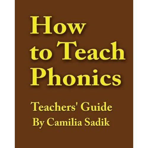 How to Teach Phonics - Teachers' Guide - Paperback