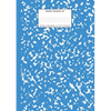 Marble Notebook A4: Blue Marble College Ruled Journal - Paperback