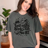 Late Night Book Club Tee – Cozy Reading Graphic Shirt | Vintage Bookish Apparel