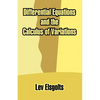 Differential Equations and the Calculus of Variations - Paperback