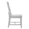 Rustic 5-Piece Extendable Dining Table Set Round Trestle Table and 4 Cross Back Dining Chairs for Kitchen, Dining Room,