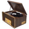 Victor Monument 8-in-1 Wood Music Center Espresso - Refurbished