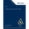 Testing Lack of Fit in a Mixture Model - Paperback