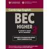 Cambridge Bec Higher 3 Student's Book with Answers - Paperback