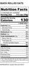 Oats, Quick Rolled, Organic