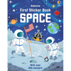 First Sticker Book Space - Paperback
