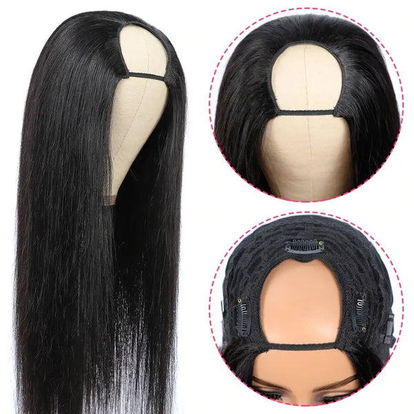 U Part Wig Human Hair Wigs