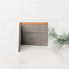 Engraved Wallet For Dad – Brown Leather Slim Bifold Wallet With Card Slots
