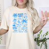 Seashell Shirt Women - Retro Comfort Colors Tee | Soft Cotton Beach Shirt