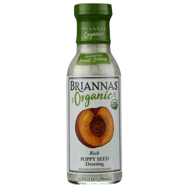 BRIANNAS: Organic Rich Poppy Seed Dressing, 10 oz