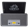 Victor Monument 8-in-1 Wood Music Center Graphite - Refurbished