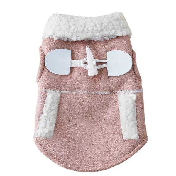 Pet Dog Clothes Winter Jackets Suit Warm Fleece Vest Velet Small Dog Motorcycle Waistcoat Coat Clothing Coats NEW Supplies Pets