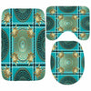 Modern Geometric Shower Curtain Set