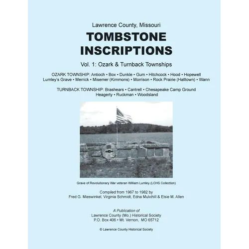 Tombstones Vol. I - Paperback