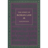 The Spirit of Roman Law - Paperback