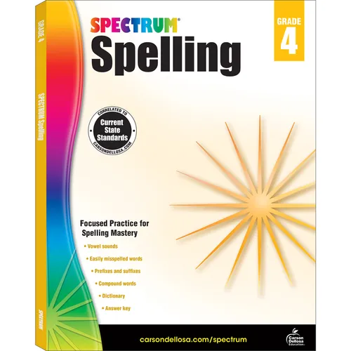 Spectrum Spelling, Grade 4: Volume 31 - Paperback