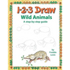 123 Draw Wild Animals: A step by step drawing guide for young artists - Paperback
