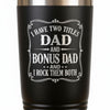 Bonus Dad Tumbler - 20 Oz Insulated Travel Mug | Father's Day Gift