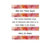 Who Are Those Guys?: That Curious Sometimes Crazy Cast of Characters who Come to Us Every Night In Our Dreams - Paperback