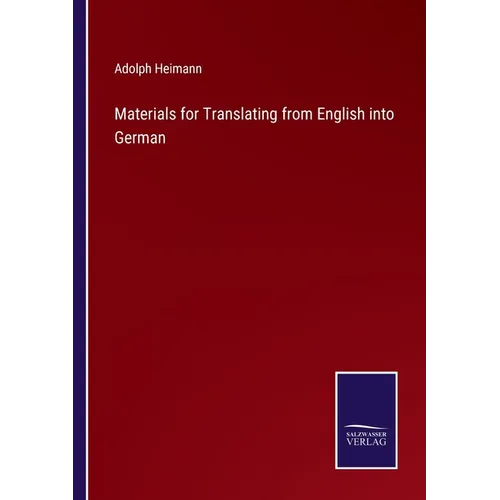 Materials for Translating from English into German - Paperback