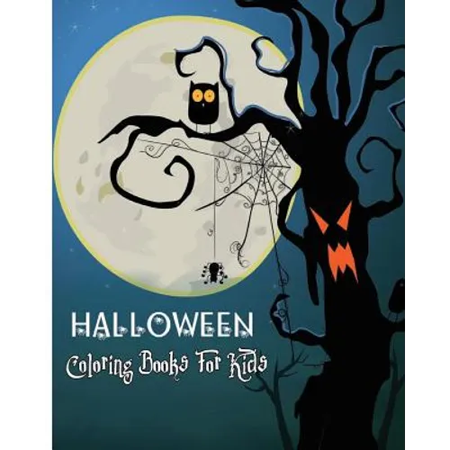 Halloween Coloring Books For Kids: 100 Pages - Paperback