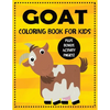 Goat Coloring Book for Kids plus Bonus Activity Pages - Paperback