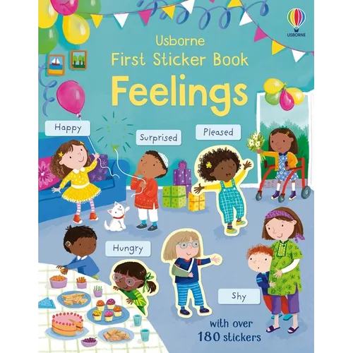 First Sticker Book Feelings - Paperback