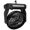 Supersonic Solar-Powered BT Speaker with FM Radio, LED Flashlight, and Fan