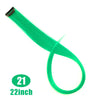 22 Inch Synthetic Colored Highlight Hair Extensions