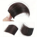 10-20cm Human Hair Invisable Seamless Hair Pad Extension Lining of Top Side Cover Hairpiece Increase Hair Volume for Women