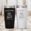 Book Lover Tumbler | Insulated Spill Resistant Cup – Literary Drinkware for Bookworms & Writers