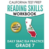 CALIFORNIA TEST PREP Reading Skills Workbook Daily SBAC ELA Practice Grade 7: Preparation for the Smarter Balanced Assessments - Paperback
