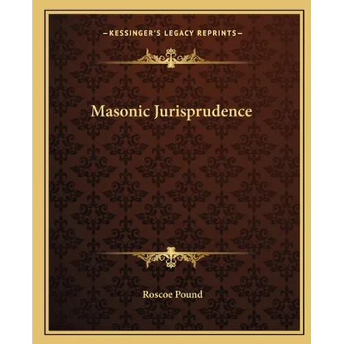 Masonic Jurisprudence - Paperback